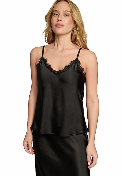 Zero T-Shirt "Damen mit Spitze" 1 tlg. Plain/ohne Details günstig online kaufen