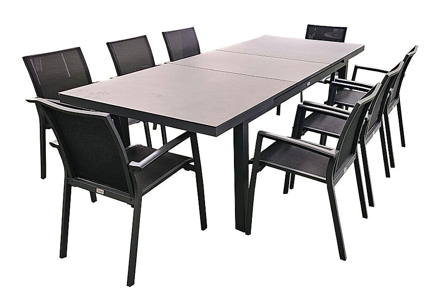 TEICO GROUP Garten-Essgruppe 9-tlg. Gartenmöbel Set günstig online kaufen