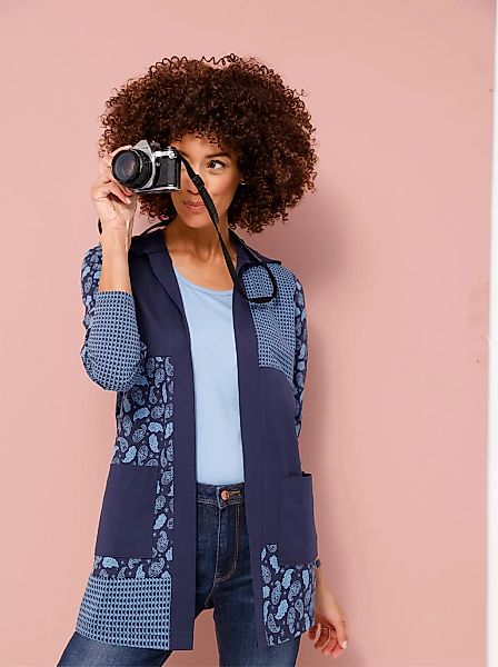 Classic Basics Shirtjacke "Long-Shirtjacke" 1 Stk. günstig online kaufen