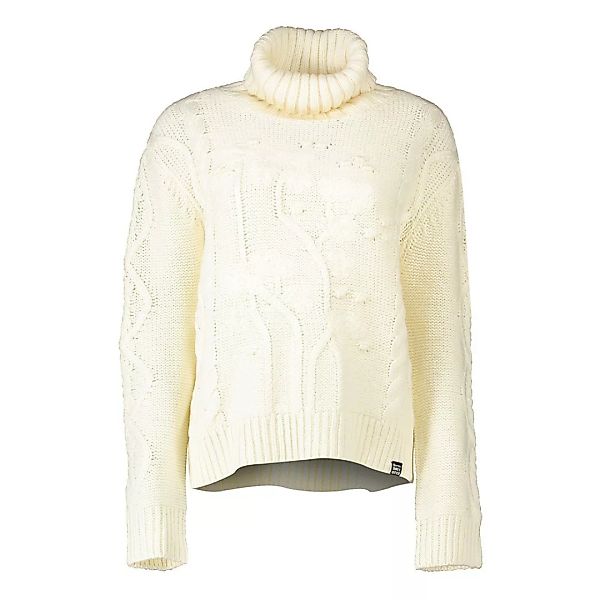 Superdry Elsie Crafted Cable Rollkragen Sweater XL Cream günstig online kaufen