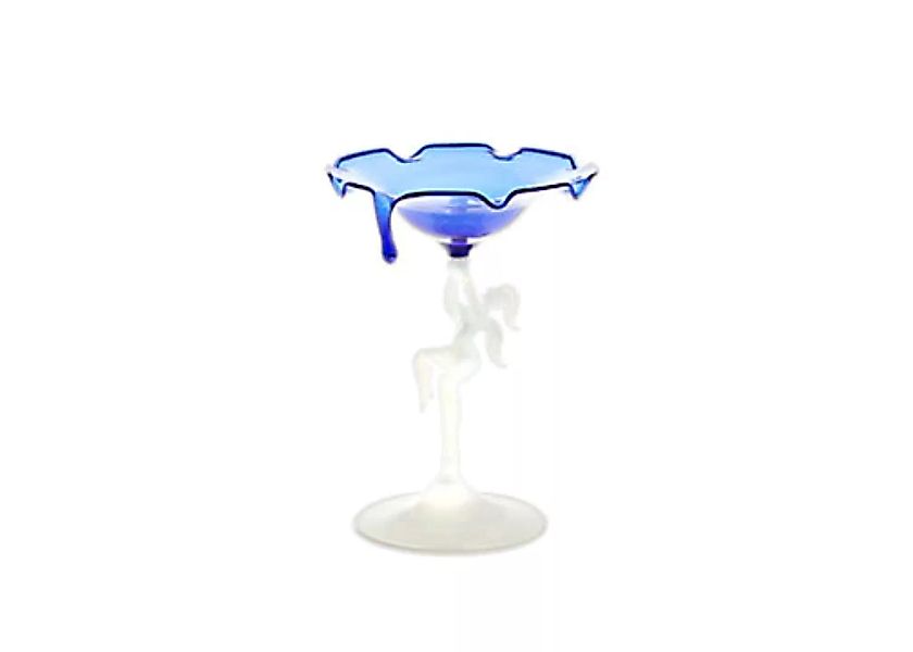 Engel Teelicht "Bloom" (12cm), weiß/lila günstig online kaufen