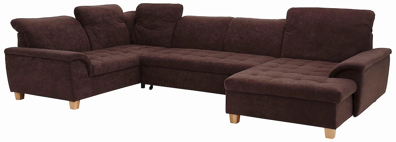 Home affaire Wohnlandschaft "Lyla U-Form" wahlweise mit Rückenfunktion und günstig online kaufen