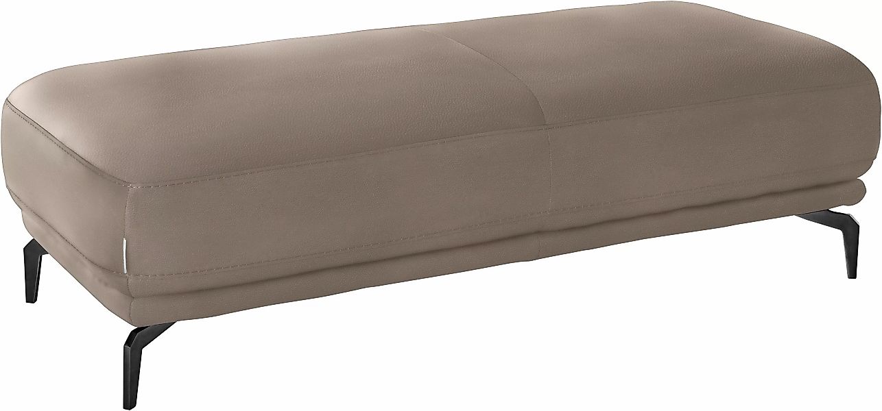 W.SCHILLIG Hocker "montanaa", mit Metallfüßen in Schwarz pulverbeschichtet, günstig online kaufen