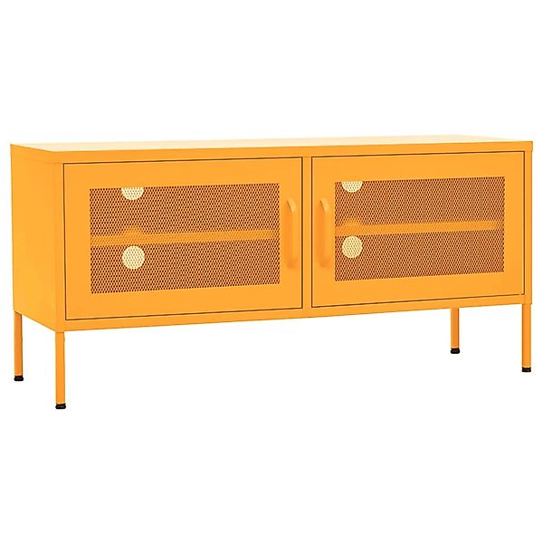 Tv-schrank Senfgelb 105x35x50 Cm Stahl günstig online kaufen