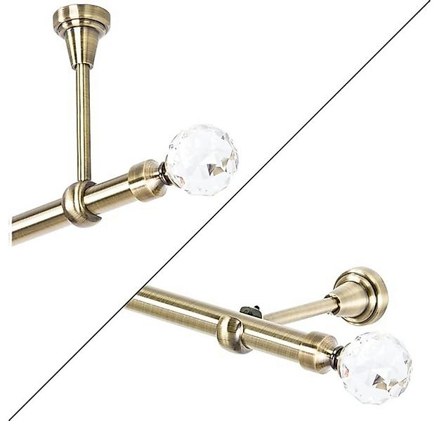 MDEKOR Gardinenstange, 1-läufig, kürzbar, Wand/Decke, Gardinenstange Vorhan günstig online kaufen