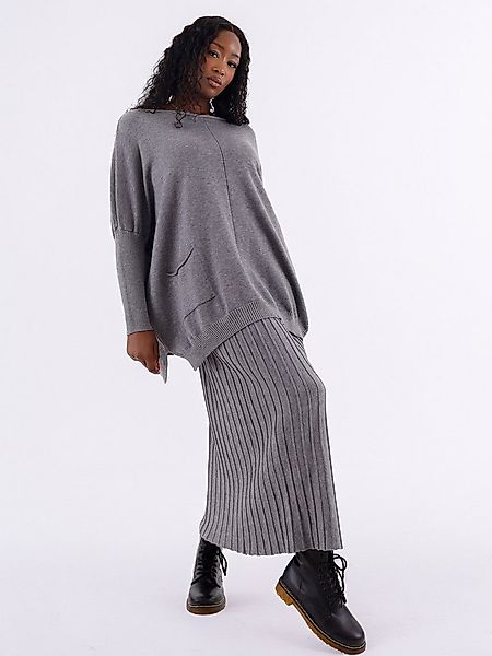 YC Fashion & Style Maxirock Strickrock Midi Rippoptik – elegant & bequem On günstig online kaufen