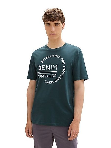 TOM TAILOR Denim T-Shirt mit verschiedenen Logo Prints günstig online kaufen