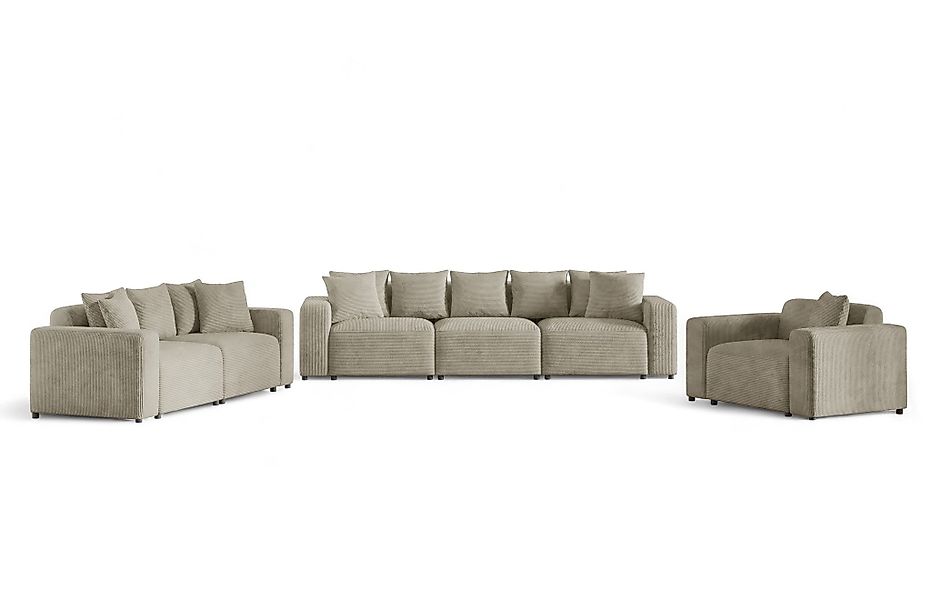 Fun Möbel Polstergarnitur Sofa-Set Designersofa MEGAN günstig online kaufen
