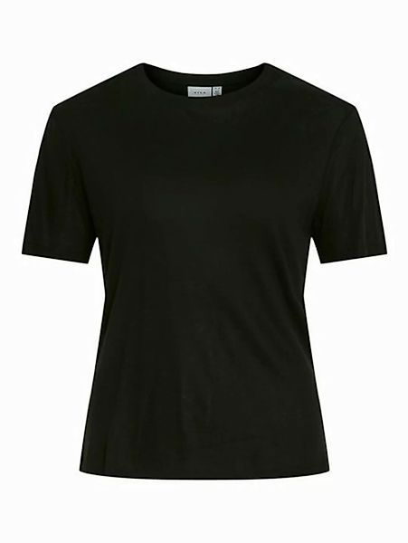 Vila T-Shirt T-Shirt Rundhals Enger Schnitt Kurzarm VIALEXIA O-NECK S/S T-S günstig online kaufen