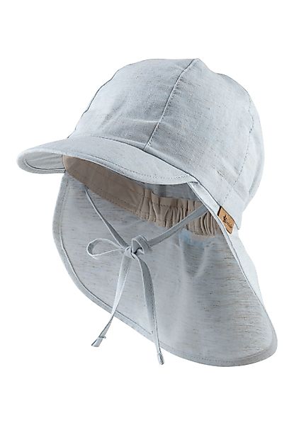 Sterntaler® Beanie Schirmmütze mit Nackenschutz meliert günstig online kaufen