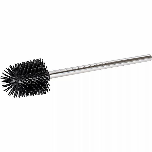 Wenko Toilettenbürste mit Silikonkopf Ø 8 cm Schwarz günstig online kaufen