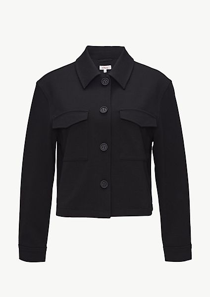 s.Oliver Funktionsjacke Verkürzte Jacke mit Faltendetail günstig online kaufen