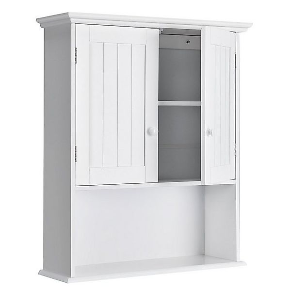 COSTWAY Hängeschrank Badschrank, mit Tür & verstellbarer Ablage, wandmontag günstig online kaufen