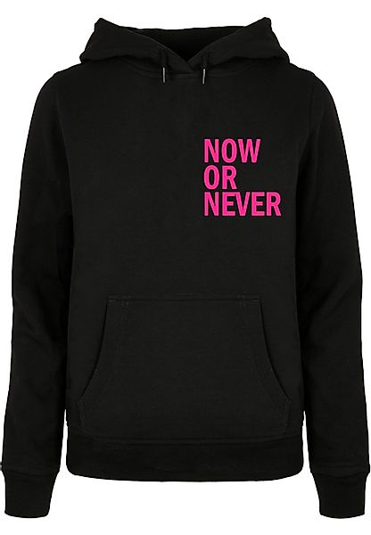 Merchcode Kapuzenpullover "Merchcode Damen Ladies Now Or Never Basic Hoody" günstig online kaufen