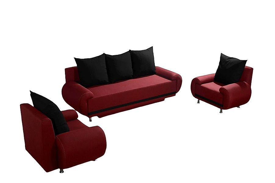 Fun Möbel Polstergarnitur Sofaset Designersofa MIKA günstig online kaufen