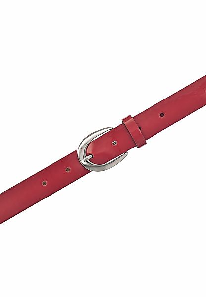 Tamaris Ledergürtel weiches Lack-Rindleder mit hochglänzendem günstig online kaufen