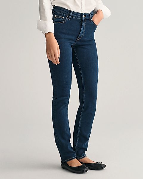 Gant Slim-fit-Jeans "SLIM SUPER STRETCH JEANS", 5-Pocket-Style, hochelastis günstig online kaufen