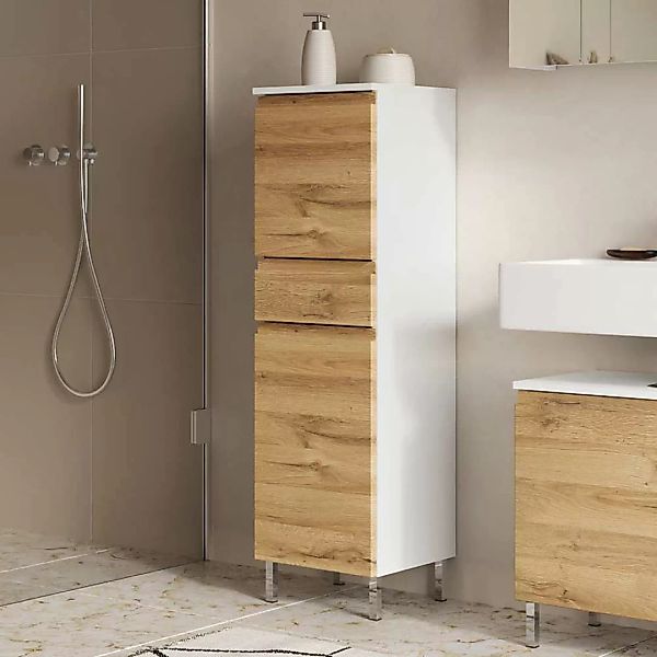 Moderner Badezimmer Midischrank Made in Germany 120 cm hoch günstig online kaufen