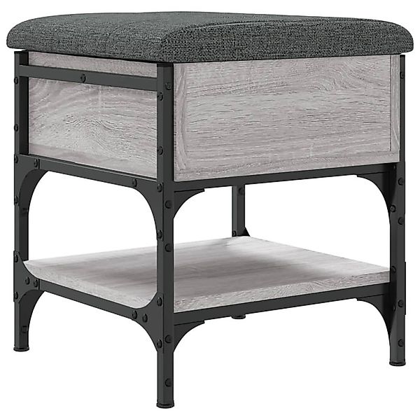 vidaXL Sitzbank Schuhbank Grau Sonoma 42x42x45 günstig online kaufen