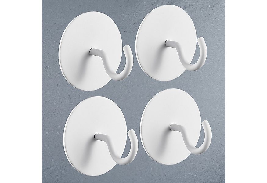 DEKAZIA Klebehaken selbstklebend, Runde Handtuchhaken, Badhaken ohne Bohren günstig online kaufen