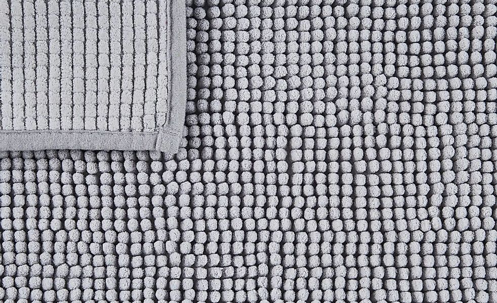 levelone Badematte  Happy ¦ grau ¦ Synthetik ¦ Maße (cm): B: 40 Badtextilie günstig online kaufen