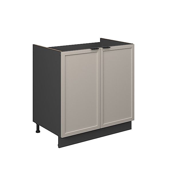 Vicco Spülenunterschrank Fame-Line, GrauBeige/Anthrazit, 80 cm, günstig online kaufen