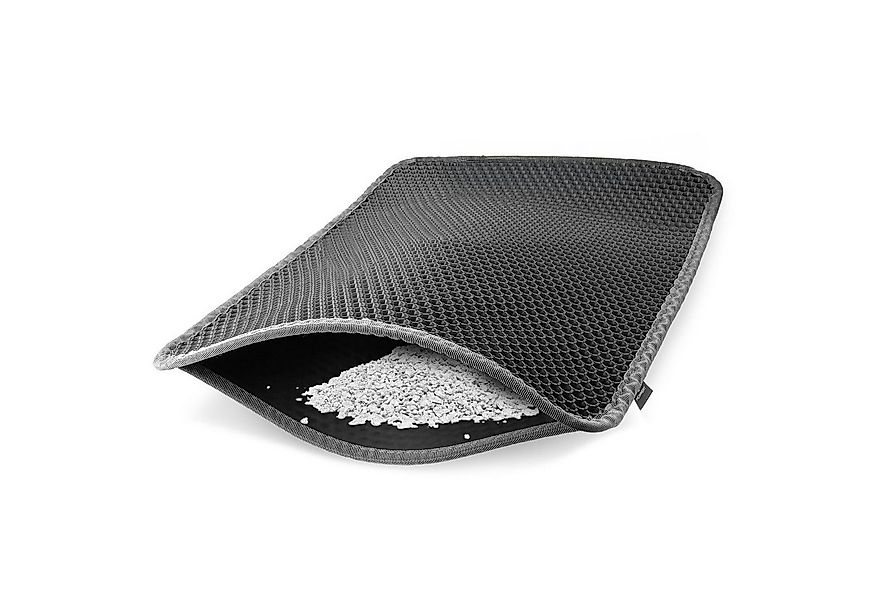 HEIMWERT Katzentoilette Katzenstreu Matte Katzenstreumatte - 76x61cm, Wasse günstig online kaufen