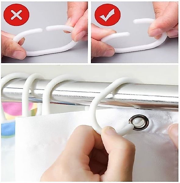 LikeKa Duschvorhang Textil Anti-Schimmel wasserdicht Schimmelresistent günstig online kaufen