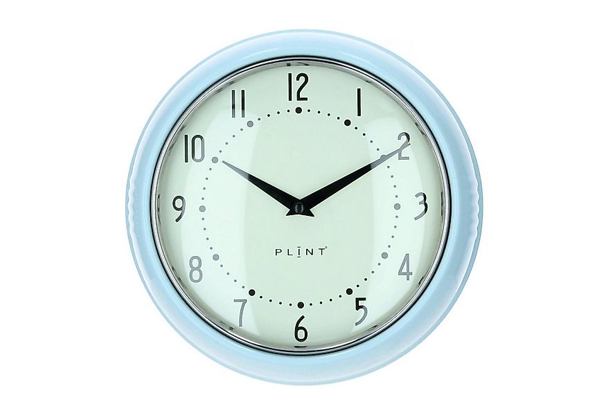 Plint Wanduhr Küchenuhr Retro ice pastellblau günstig online kaufen