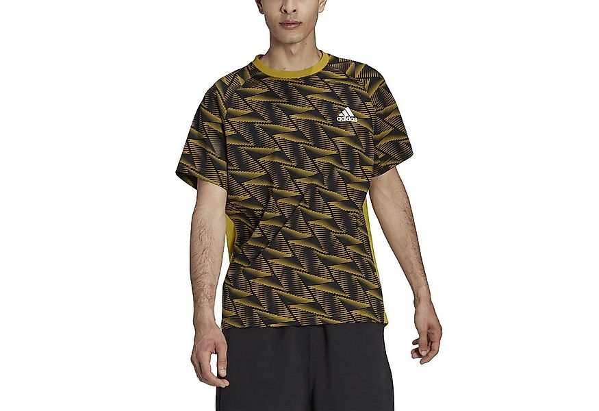 adidas Performance T-Shirt Designed For Gameday Travel (Baumwolle) olivegrü günstig online kaufen