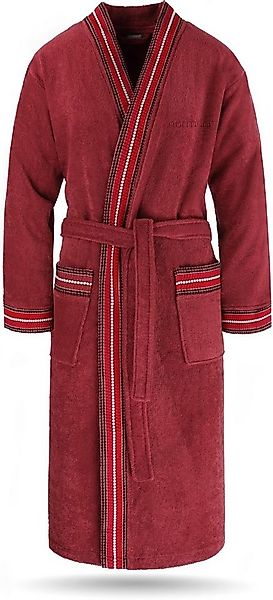 normani Bademantel Bademantel Lean, Bio-Baumwolle, Schalkragen, Bindegürtel günstig online kaufen