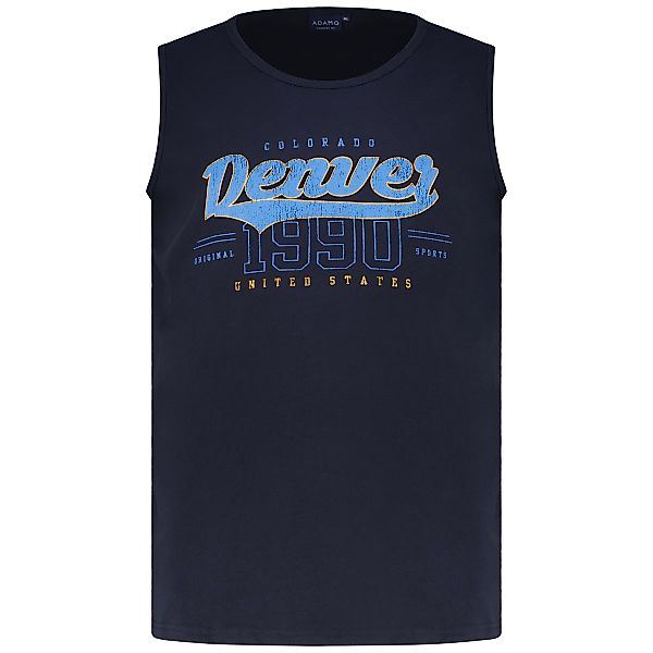 ADAMO Tanktop mit Print Farbe dunkelblau Größe: 3XL günstig online kaufen