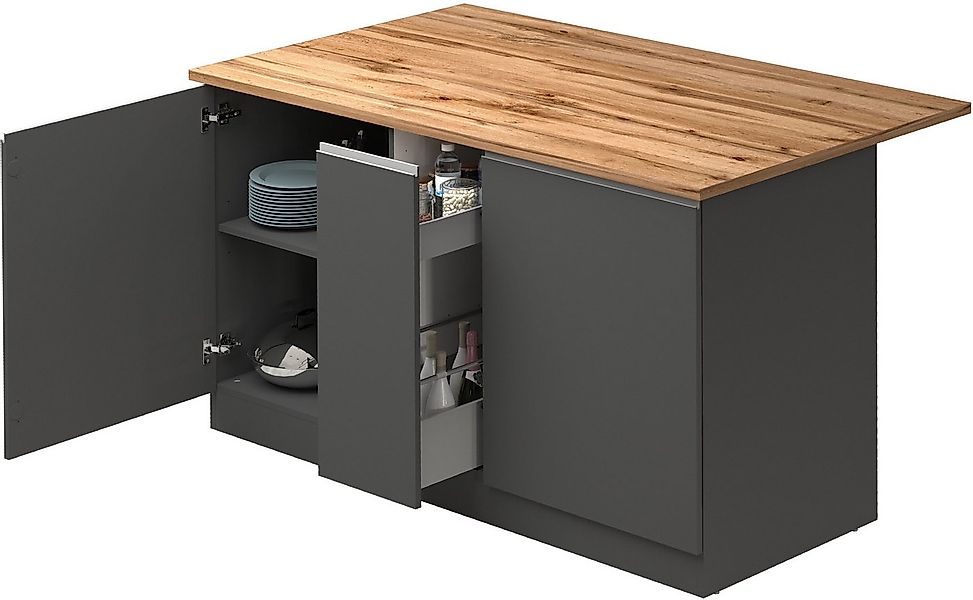 KOCHSTATION Kücheninsel KS-Sole,Kochinsel,Küchenarbeitsblock,Inselküche,Arb günstig online kaufen