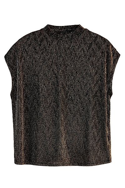 Next Blusentop Mehrlagiges, transparentes Metallic-Oberteil (2-tlg) günstig online kaufen