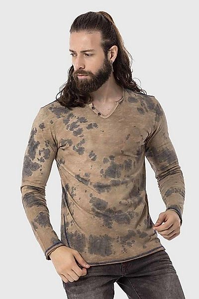 Cipo & Baxx T-Shirt Sweatshirts im Batik-Design günstig online kaufen