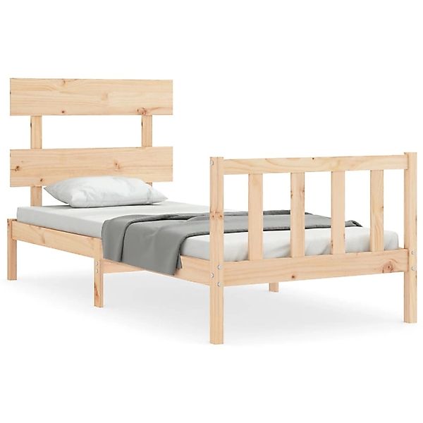 vidaXL Massivholzbett ohne Matratze Kiefernholz 3193231 günstig online kaufen