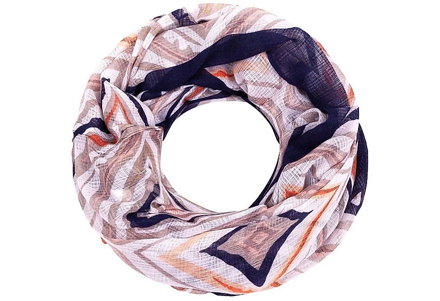 Faera Loop, Damen Schal gemustert weicher und leichter Damen Loop Rundschal günstig online kaufen