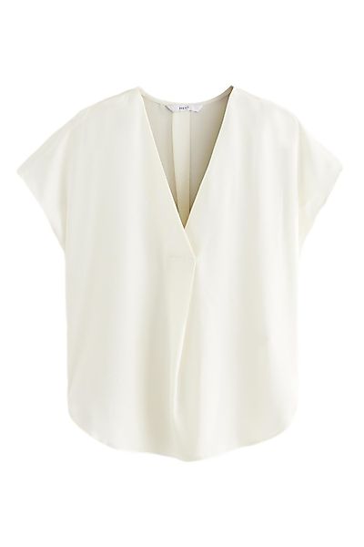 Next Kurzarmbluse Relaxed Fit Schlupfbluse mit günstig online kaufen