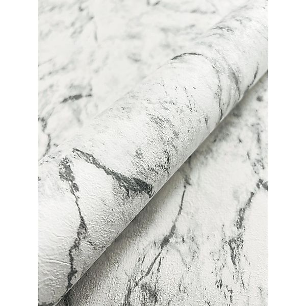 Newroom Vliestapete Chavi Weiß Marmoroptik Modern Strukturiert FSC® günstig online kaufen