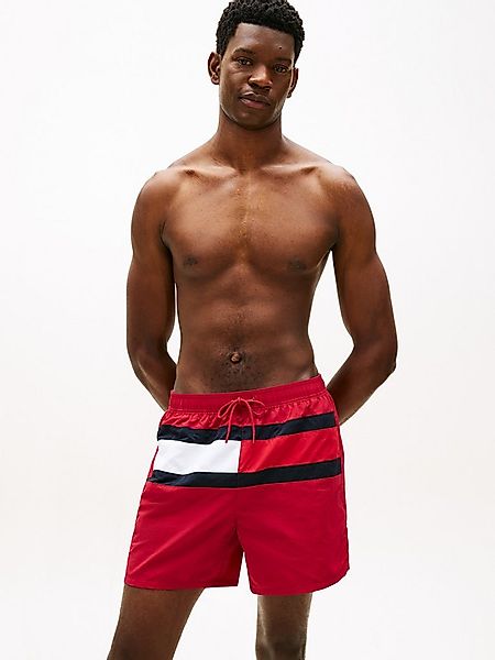 Tommy Hilfiger Swimwear Badeshorts MEDIUM DRAWSTRING mit großem Logo günstig online kaufen