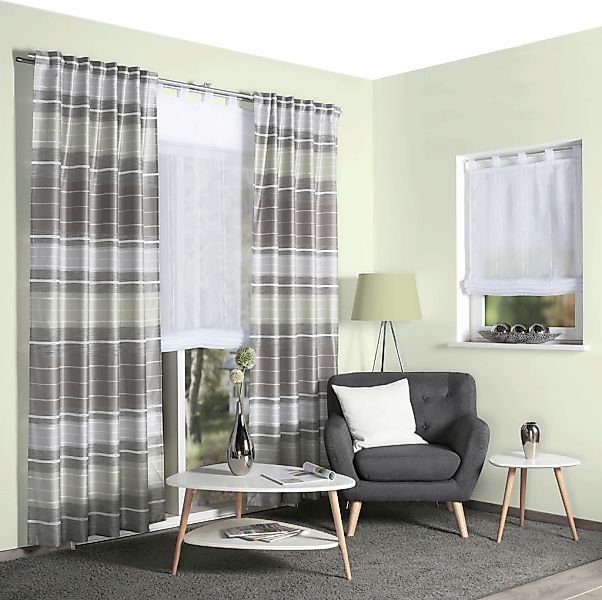 HOME WOHNIDEEN Vorhang "ANOUK" Multifunktionsband 1 Stk. tlg. Kombibandscha günstig online kaufen