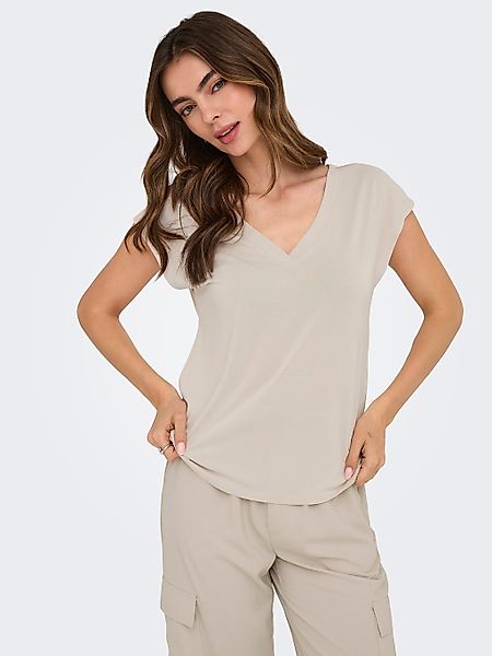 ONLY V-Shirt "ONLFREE S/S MOD.V-NECK TOP JRS NOOS" günstig online kaufen