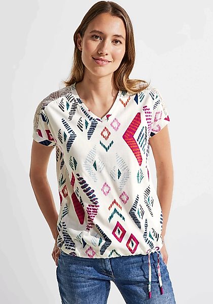 Cecil T-Shirt, mit überschnittenen Schultern günstig online kaufen
