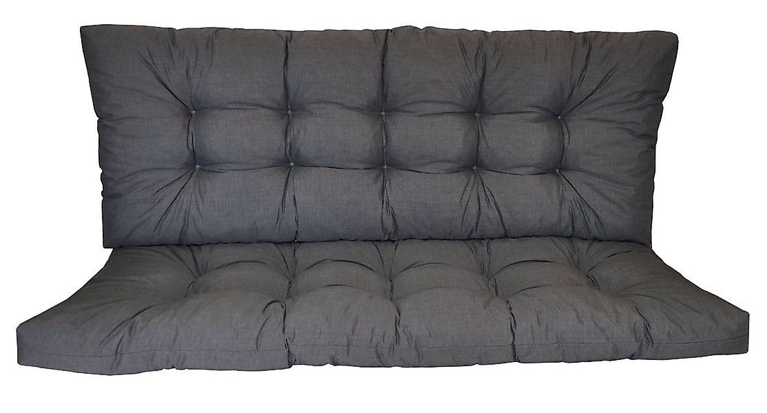 Rattani Sitzkissen Polster Kissen für Hollywoodschaukel 5 Größen anthrazit günstig online kaufen