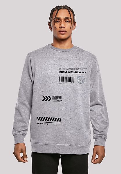 F4NT4STIC Kapuzenpullover "Brave Heart CREWNECK", Print günstig online kaufen