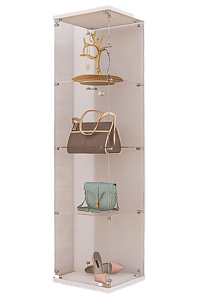FUROKOY Glasvitrine Standvitrine, Modern Glas Vitrinenschrank günstig online kaufen
