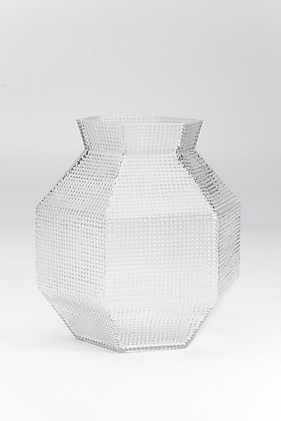 Vase Laser Glas H 29cm Ø 25cm günstig online kaufen