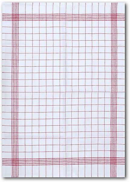 Dyckhoff Geschirrtuch "KARO / Halbleinen - 60x80 cm" günstig online kaufen