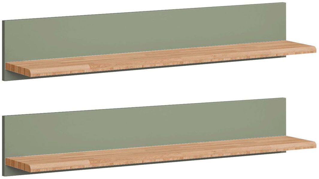 Home affaire Wandregal Ribe,2er Set,teilmassiv mit günstig online kaufen