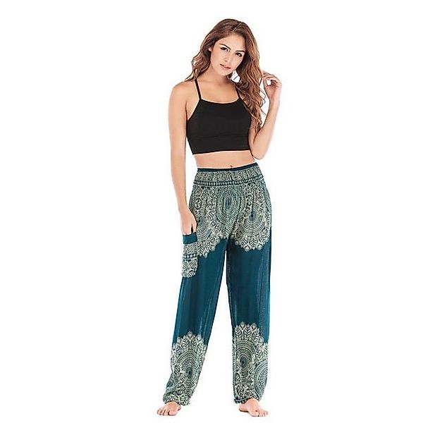 YRIIOMO Loungepants Bequeme und atmungsaktive Freizeit Yogahose mit elastis günstig online kaufen